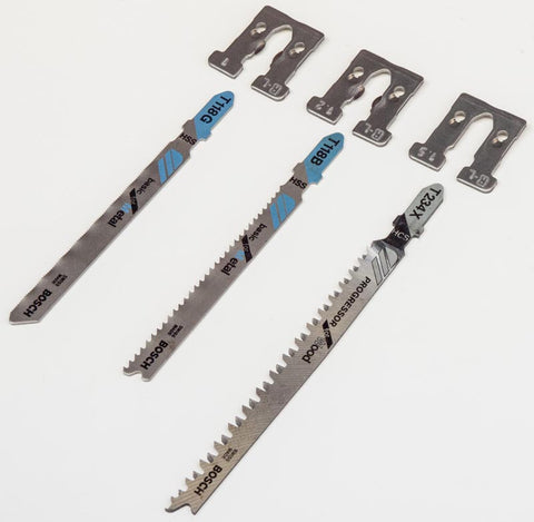3 Bosch Jigsaw Blades and Adaptors for RALI™ Shark L Chisel